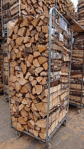 Dry birch, 40 cm / 1 stacked m3