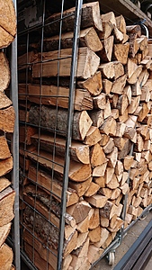 Dry gray alder, 40 cm / 1 stacked m3